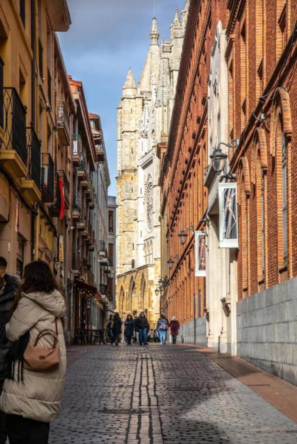 Apartmán Apartamento A 15 Segundos De La Plaza Mayor Y 1 Minuto De La Catedral León Exteriér fotografie